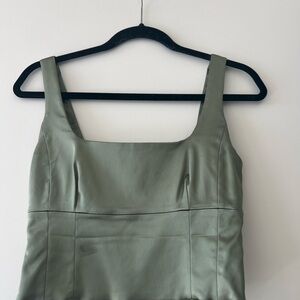 Elegant Green Sleeveless Top